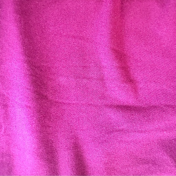 Calvin Klein Plus Size Burgundy/ Purple Faux Wrap Sequin Shoulder Dress - Picture 8 of 14